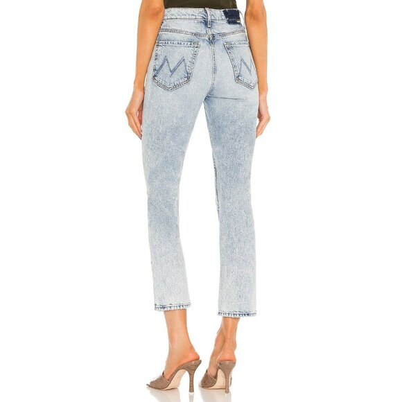 MOTHER Superior The Swooner Rascal Ankle Jeans Womens Size 28 Signs & Symbols - Picture 2 of 12
